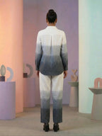 Midnight Ombre Cotton Linen Co-Ord Set