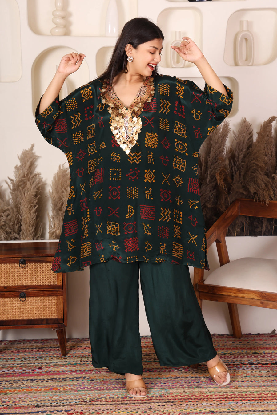 Tribal Luxe Printed Co-ord Set