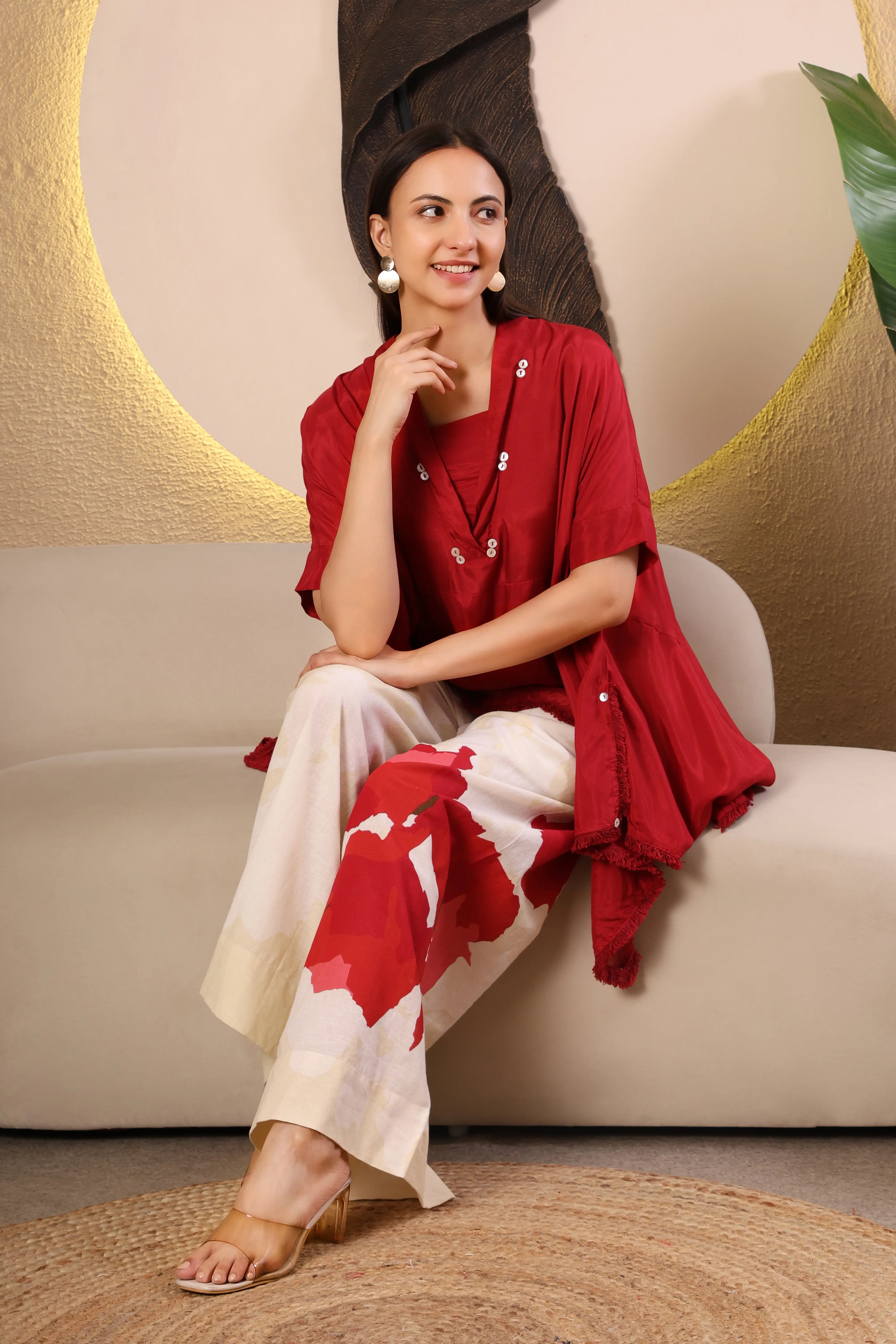 Women’s Ethnic Fusion Co-ord Set