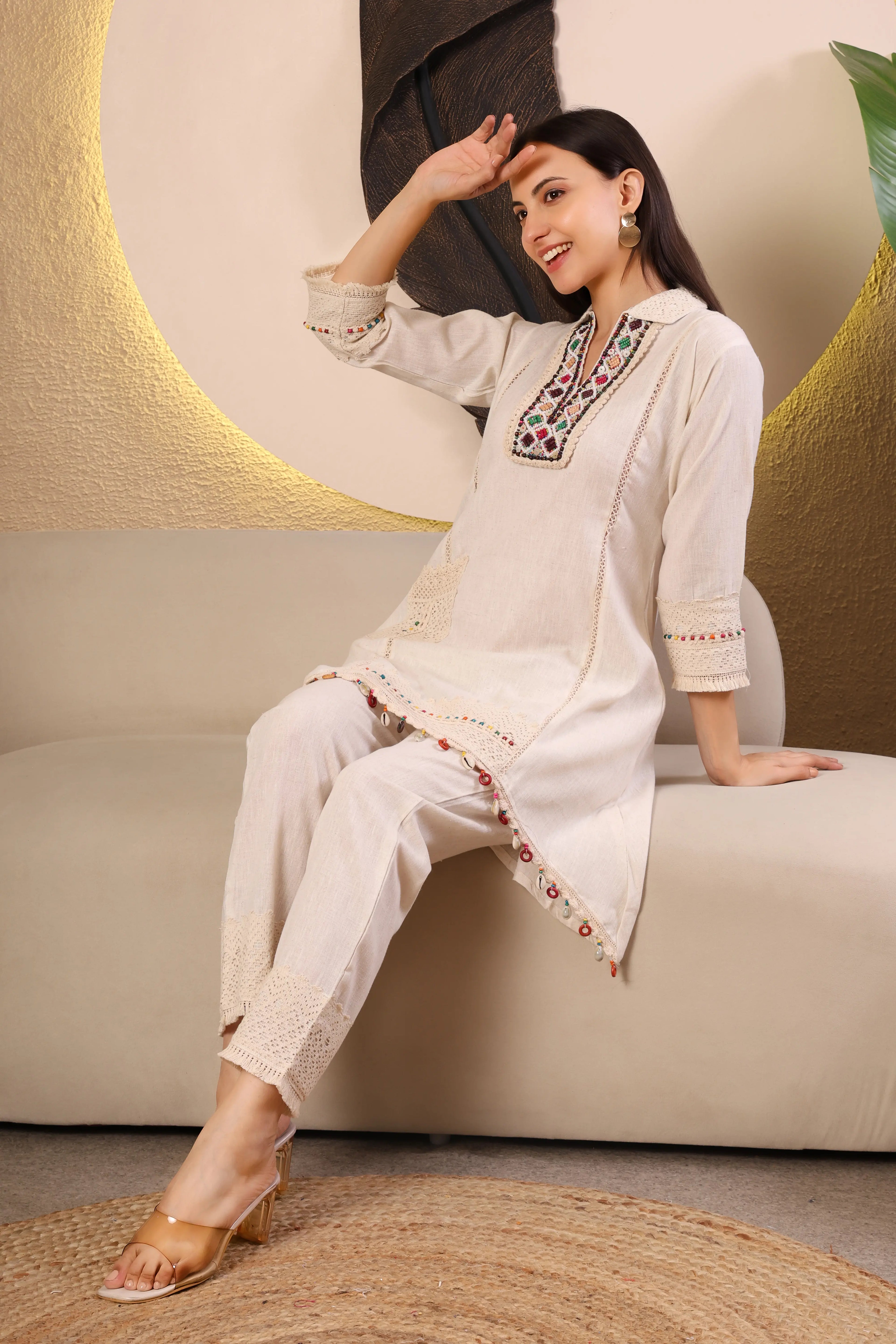 Women’s Ethnic Fusion Co-ord Set