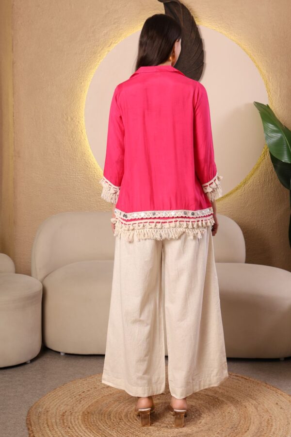Gulnaar Grace” Linen Co-ord Set - Image 6